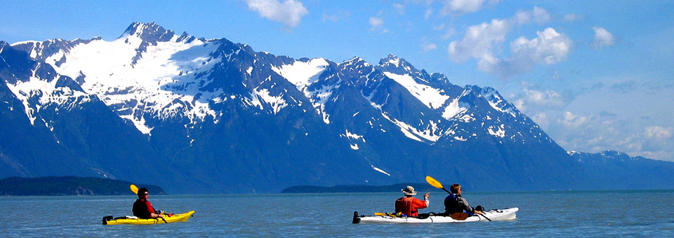 The Chilkat Inlet features amazing views of the snowcapped mountains lining the fjord
