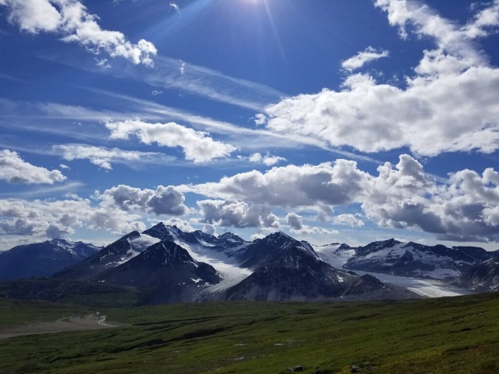 Samuel Glacier as seen from Nadahini 4